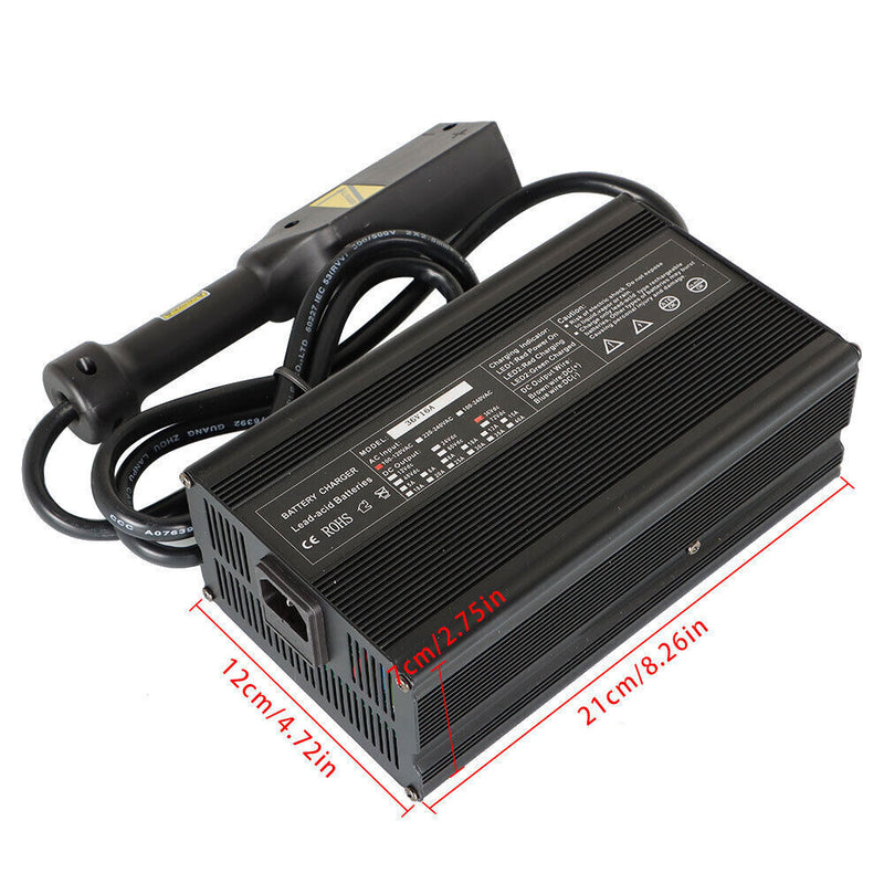 DURAFORCE 36V 16A Battery Charger with TXT D Plug For E-Z-GO Yamaha Club Car Golf Carts