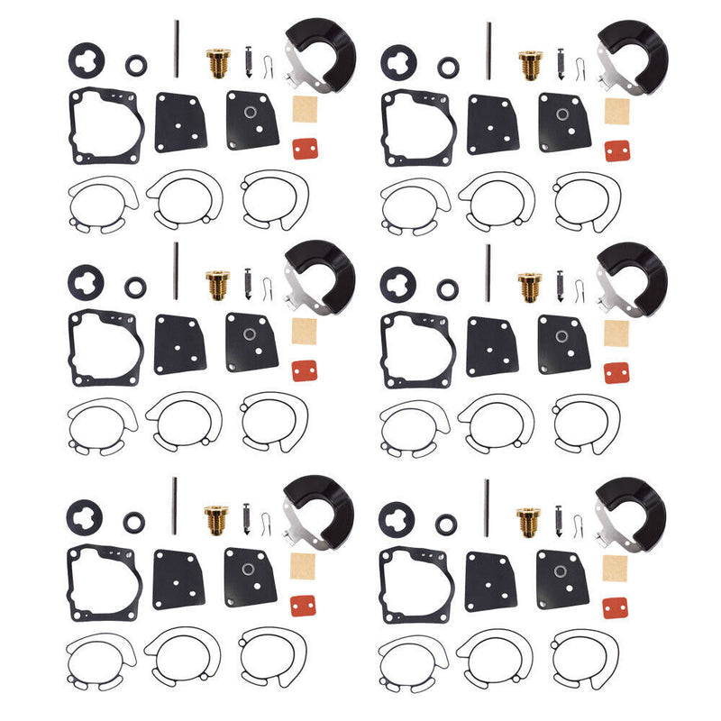 DURAFORCE 6X For Johnson Evinrude 18-7247 438996 V4, V6 150 HP 1992-1996 Carburetor Kits