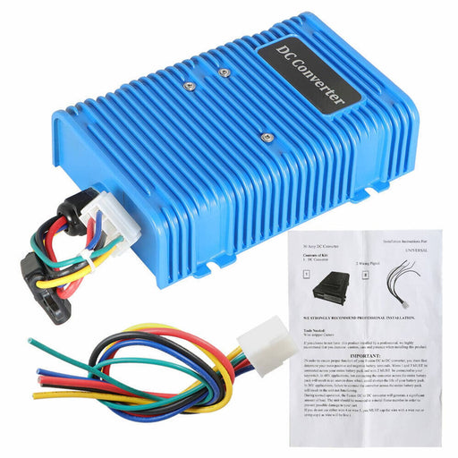 DURAFORCE Reducer 36V/48V to 12V DC Converter 30A For Club Car E-Z-GO Yamaha Golf Cart