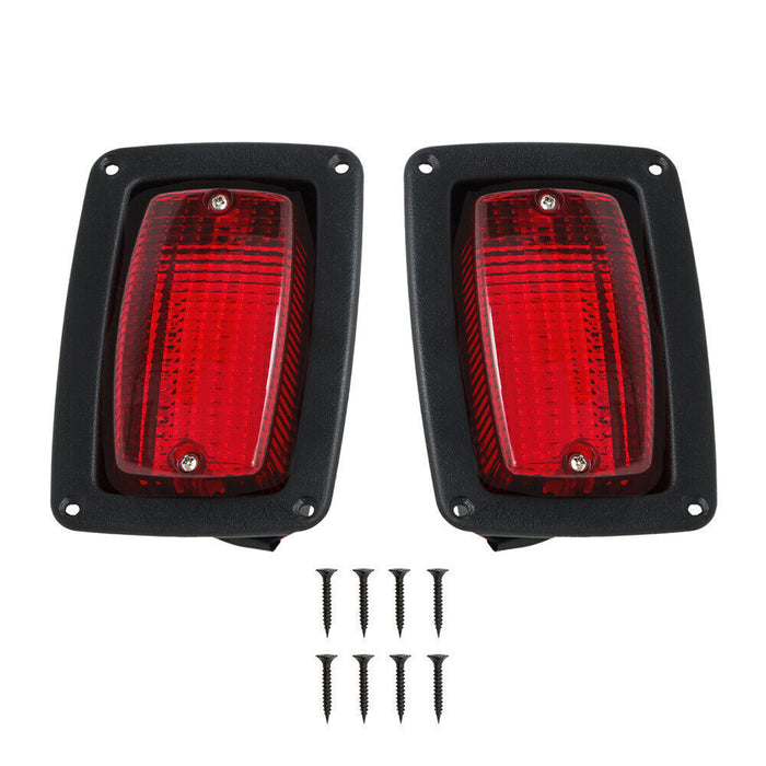 DURAFORCE 2 LED 3 Wire Taillights Golf Cart LED Tail Light Kit for Club Car DS 1982+