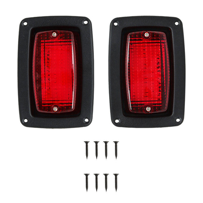 DURAFORCE 2 LED 3 Wire Taillights Golf Cart LED Tail Light Kit for Club Car DS 1982+