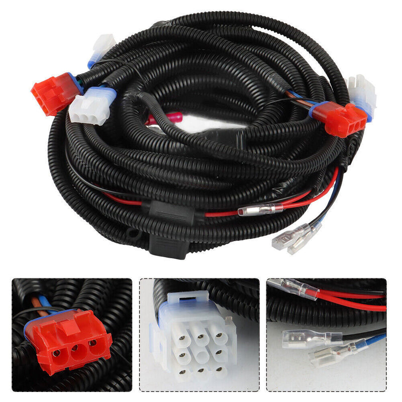 DURAFORCE Fits For Club Car DS Carts 1993-UP Golf Cart LED Headlight and Tail Light Kit