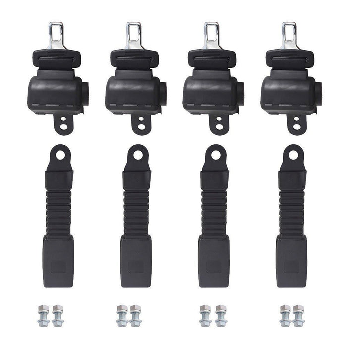 DURAFORCE 42' 4 Sets Golf Cart Seat Belts For EZGO/Yamaha/Club Car front or rear Universal
