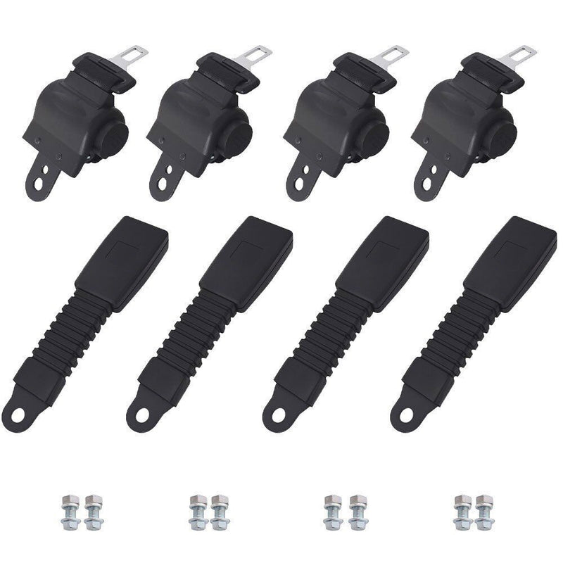 DURAFORCE 42' 4 Sets Golf Cart Seat Belts For EZGO/Yamaha/Club Car front or rear Universal
