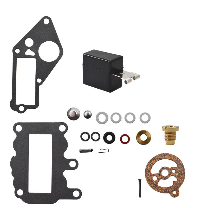 DURAFORCE For Johnson Evinrude Outboard 9.5 BRP/OMC Carburetor Carb Kit w/Float 382048