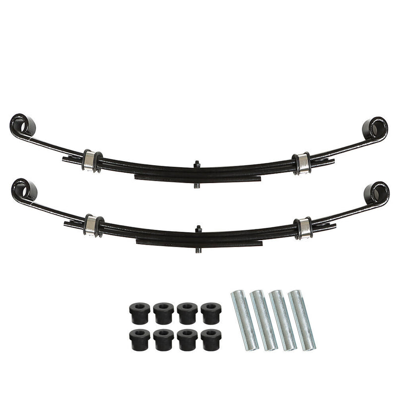 DURAFORCE For E-Z-GO TXT 1996-2013 Golf Cart 2PCS 3-Leaf Heavy Duty Rear Leaf Springs