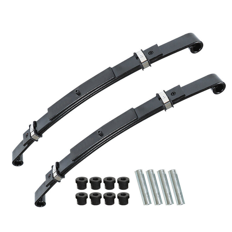 DURAFORCE For E-Z-GO TXT 1996-2013 Golf Cart 2PCS 3-Leaf Heavy Duty Rear Leaf Springs