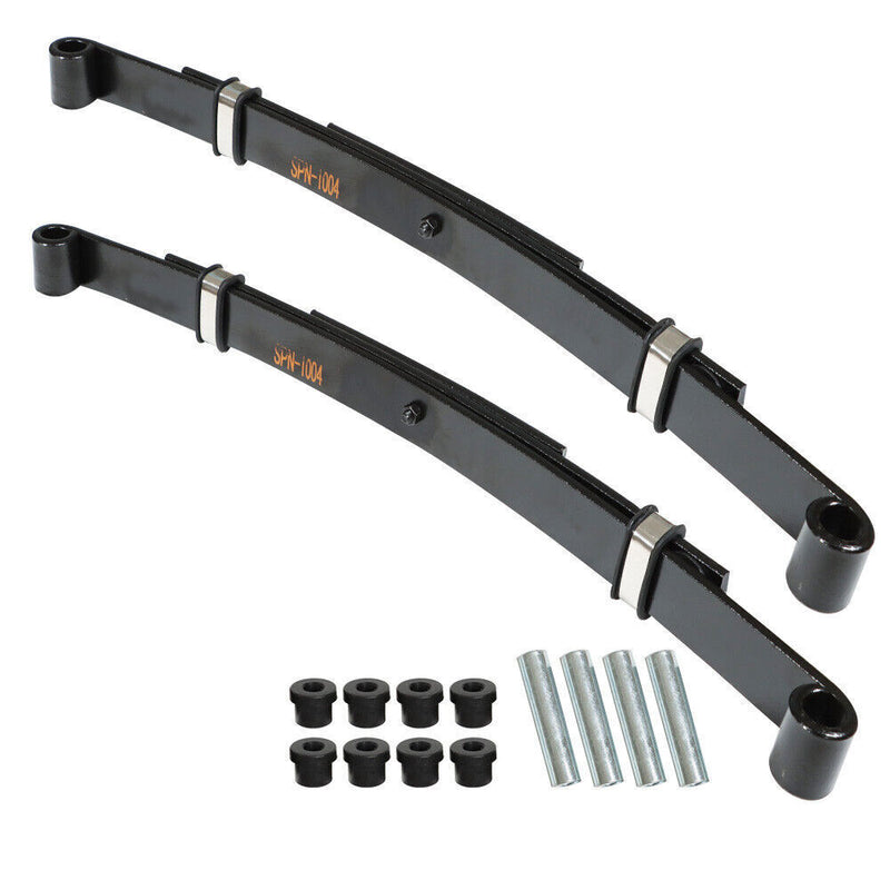 DURAFORCE For E-Z-GO TXT 1996-2013 Golf Cart 2PCS 3-Leaf Heavy Duty Rear Leaf Springs