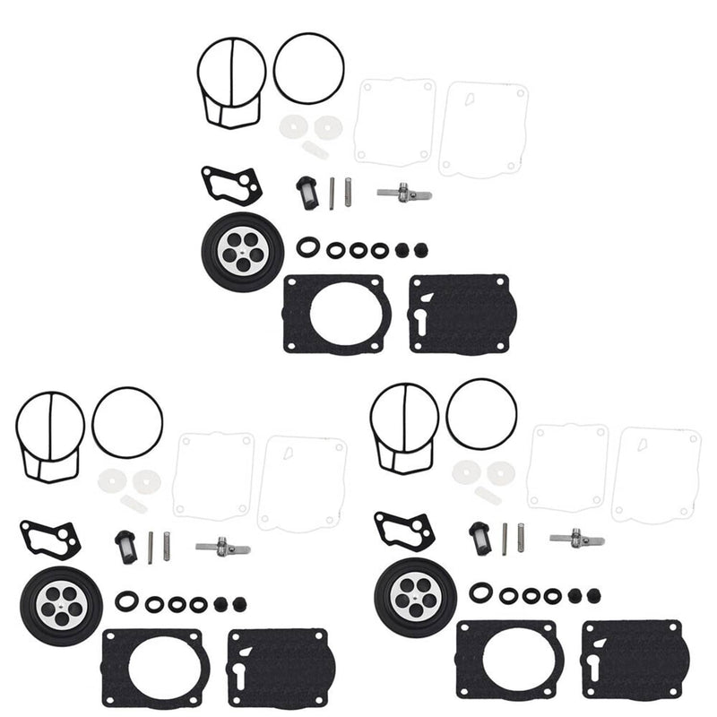 DURAFORCE Triple Carb Rebuild Kit For SEA-DOO ALL 951cc MODELS GSX LIMITED 1997-1999 (951）