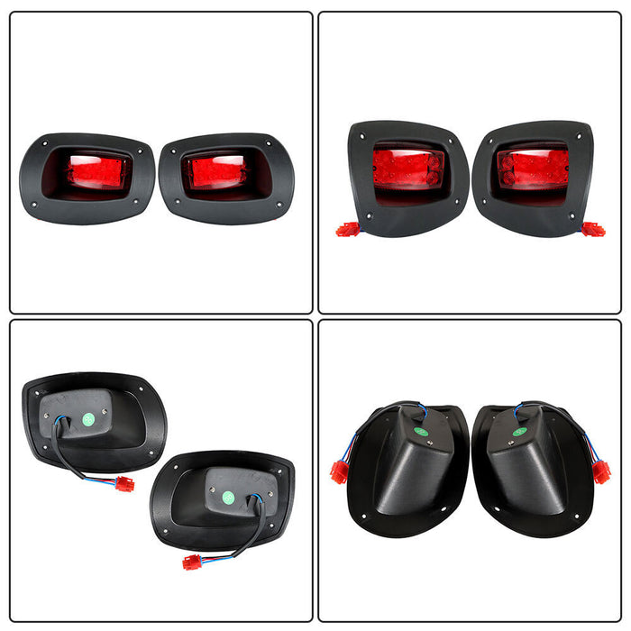 DURAFORCE For E-Z-GO RXV Golf Cart 2008 - 2015 LED Tail Light Replacement Assemblies