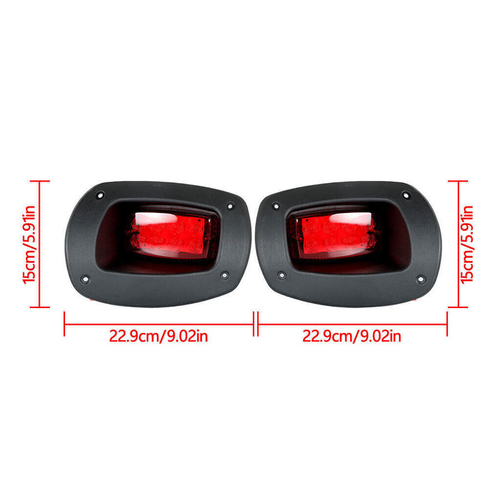 DURAFORCE For E-Z-GO RXV Golf Cart 2008 - 2015 LED Tail Light Replacement Assemblies