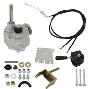 DURAFORCE Go Kart Forward Reverse Gear box fit for 35 chain 12T or # 40/41/420 chain 10T
