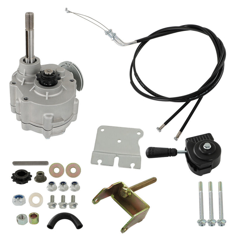 DURAFORCE Go Kart Forward Reverse Gear box fit for 35 chain 12T or # 40/41/420 chain 10T