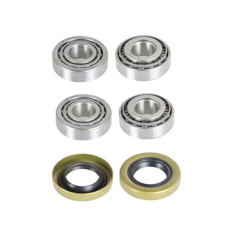 DURAFORCE 2 × Front Wheel Bearings+Seal Kit For Club Car DS Golf Cart Gas&Elec 1982-2002