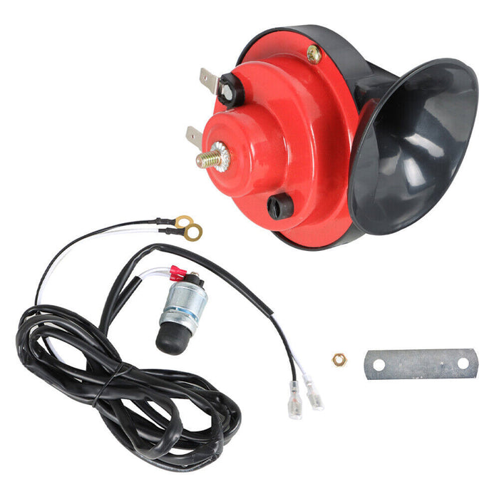 DURAFORCE Universal 12 Volt Golf Cart Electric Horn Kit for EZGO, Club Car, Yamaha or UTV