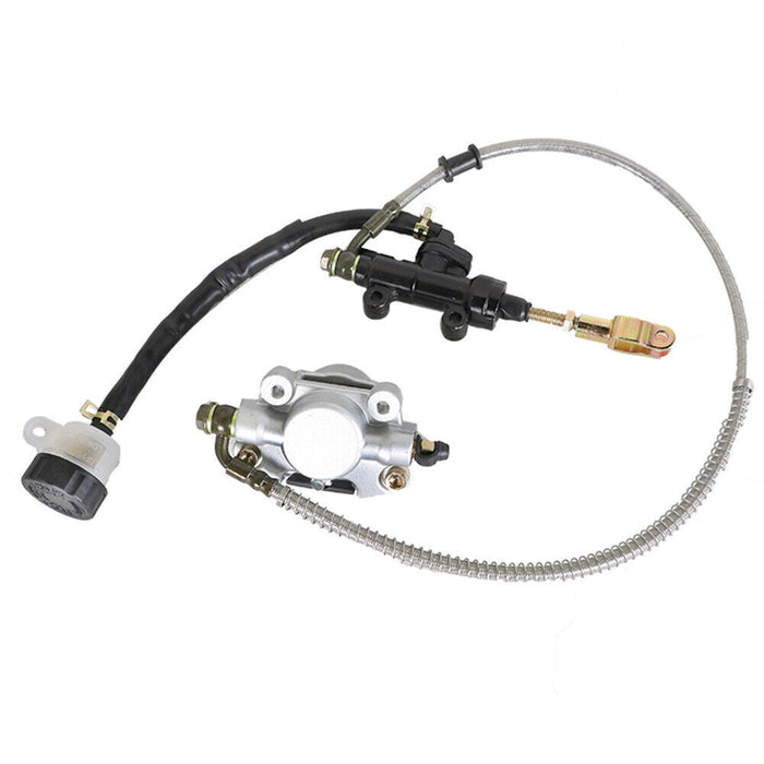 DURAFORCE For Go Kart Golf Cart Caliper Master Cylinder Rear Hydraulic Brake Assembly