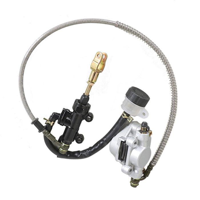 DURAFORCE For Go Kart Golf Cart Caliper Master Cylinder Rear Hydraulic Brake Assembly