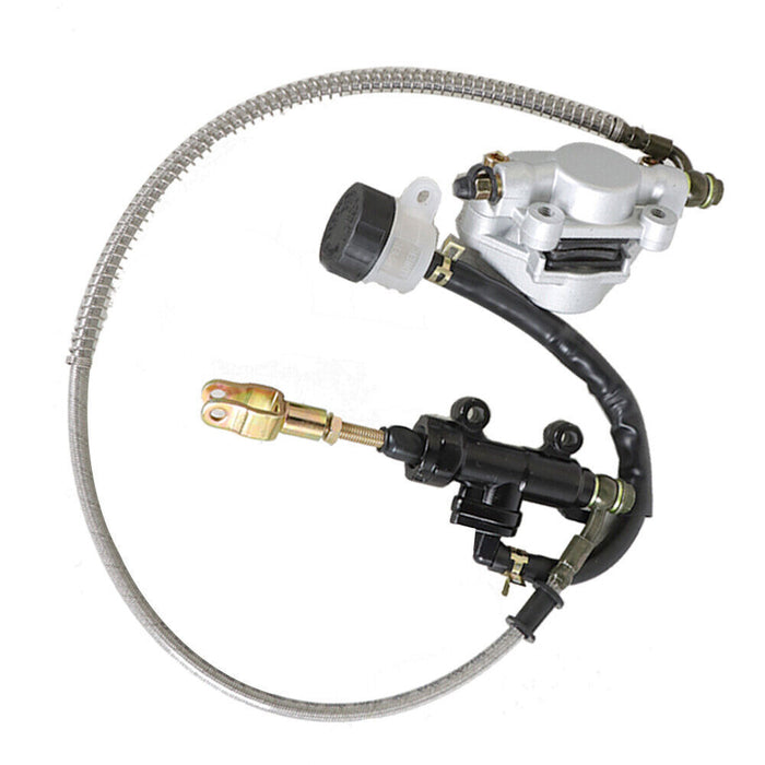 DURAFORCE For Go Kart Golf Cart Caliper Master Cylinder Rear Hydraulic Brake Assembly