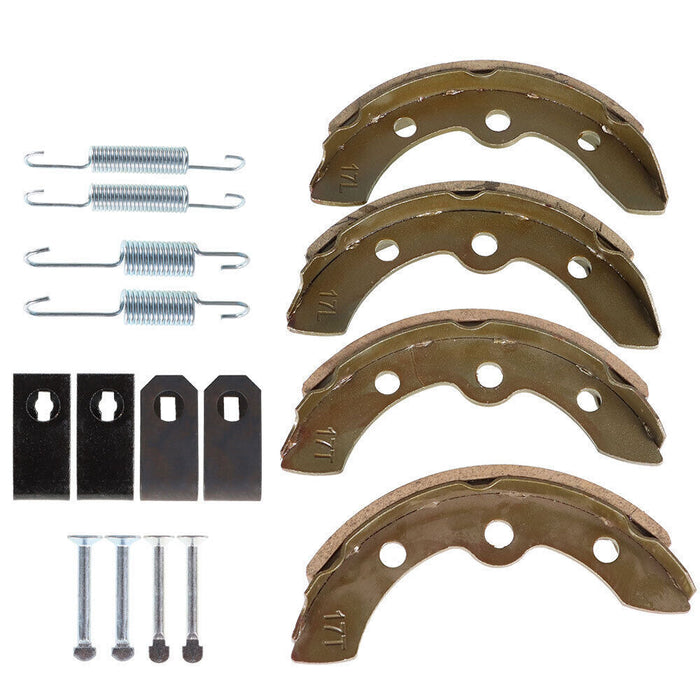 DURAFORCE GOLF CART BRAKE SHOES AND SPRING KIT FOR CLUB CAR DS 1995+ & PRECEDENT 2004+