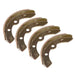 DURAFORCE GOLF CART BRAKE SHOES AND SPRING KIT FOR CLUB CAR DS 1995+ & PRECEDENT 2004+