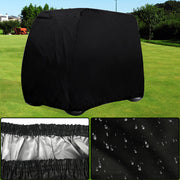 DURAFORCE Golf Cart Cover Waterproof 4 Passengers For EZGO Club Car Yamaha Storage Cover