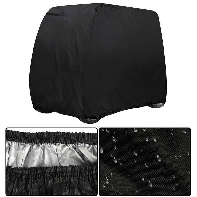 DURAFORCE Golf Cart Cover Waterproof 4 Passengers For EZGO Club Car Yamaha Storage Cover