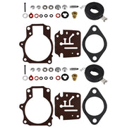 DURAFORCE 2PCS Carburetor Rebuild Repair Kit For Johnson Evinrude 18 20 25 28 30 35 40 HP
