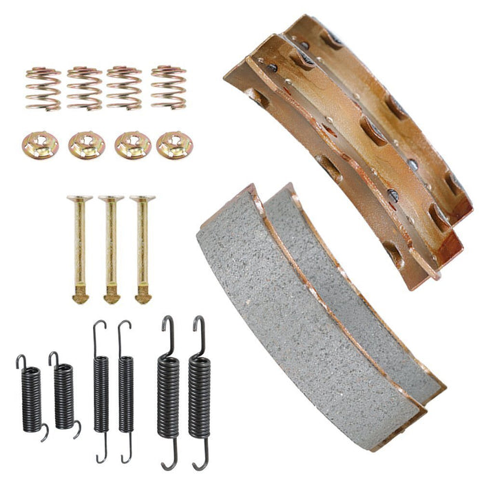 DURAFORCE 27945-G01 Golf Cart Brake Shoes& Spring Kit For EZGO RXV & TXT Medalist 70794G01