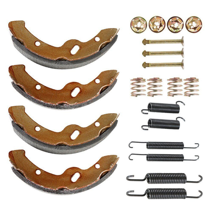 DURAFORCE 27945-G01 Golf Cart Brake Shoes& Spring Kit For EZGO RXV & TXT Medalist 70794G01