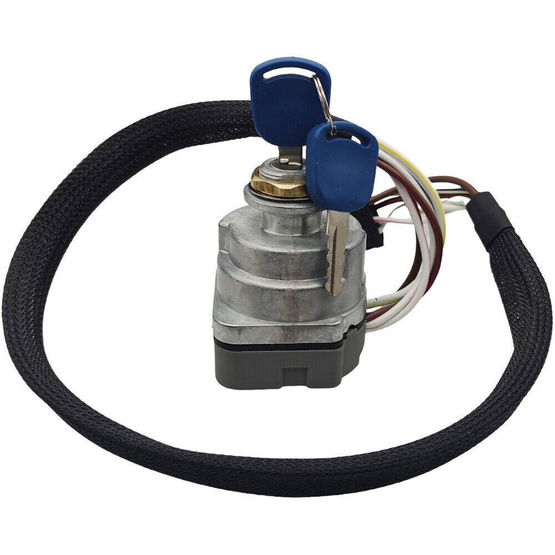 DURAFORCE Ignition Key Switch for Ford 8260 8340 8360 8560 Case IH Maxxum 100 110 115 120