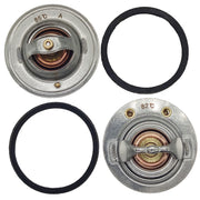 DURAFORCE Front & Rear Thermostat 97241130 97241129 for Silverado Sierra Duramax 6.6L GM