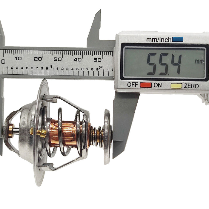 DURAFORCE 185°F & 180°F Thermostat Front & Rear Kit Pair for GM Pickup Duramax GMC 6.6L