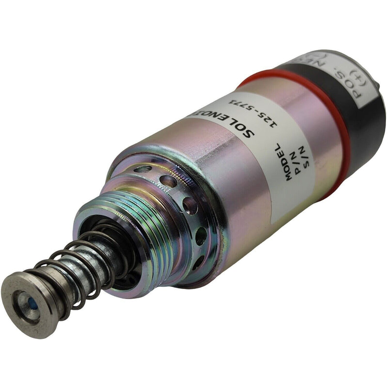 DURAFORCE 12V Fuel Shutoff Solenoid 125-5771 for Caterpillar CAT 3114 3116 3126 Engine