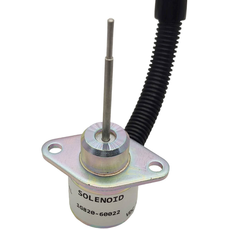 DURAFORCE Fuel Shutoff Solenoid 1G820-60022 for Kubota U15-3 D782 U17 D902 Engine KX41-3