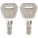 DURAFORCE 2X 1115-500016-00 Ignition Key for EP Electric Pallet Jacks EPT20-15ET JX1 JX2