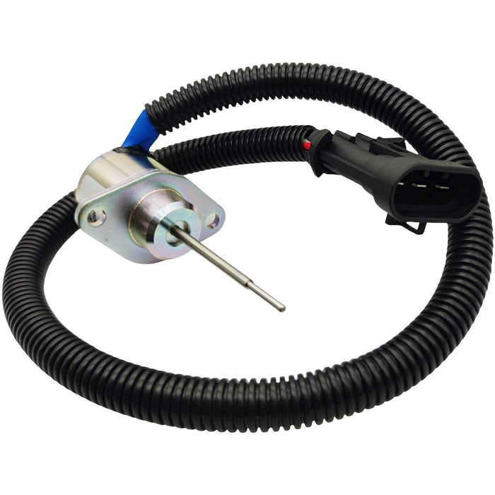 DURAFORCE 12V Shutdown Solenoid for Kubota Yanmar 1E152-60011 V2203 1503ES-12A5SUC9S