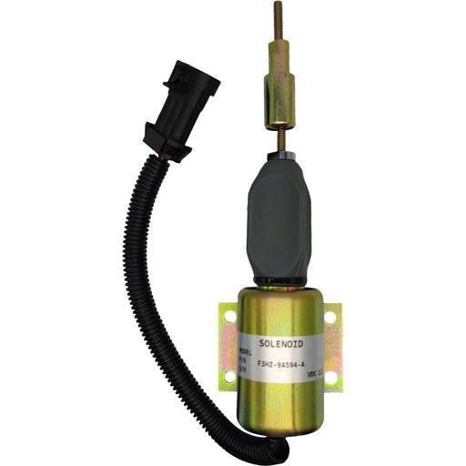 DURAFORCE 12V Fuel Shut Down Solenoid F3HZ-9A594-A Fit Ford 7.8 Diesel Engine SA-4273-12V