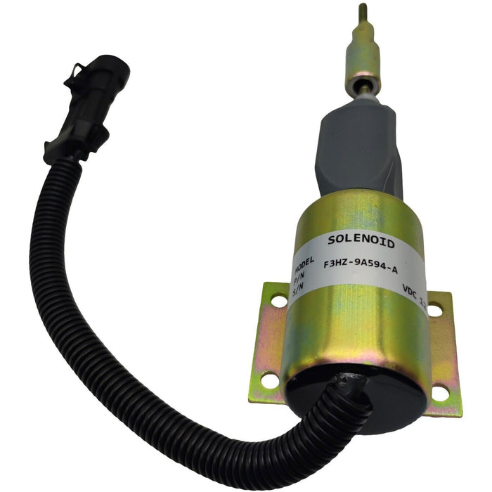 DURAFORCE 12V Fuel Shut Down Solenoid F3HZ-9A594-A Fit Ford 7.8 Diesel Engine SA-4273-12V