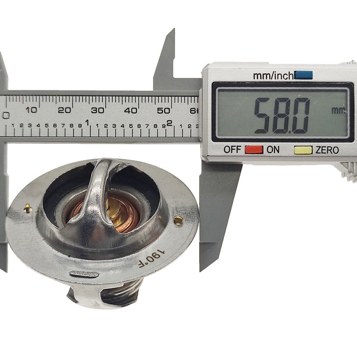 DURAFORCE 190°F Thermostat w/ O-Ring 5292712 for Dodge Cummins Thermostat 2008-2014 6.7L
