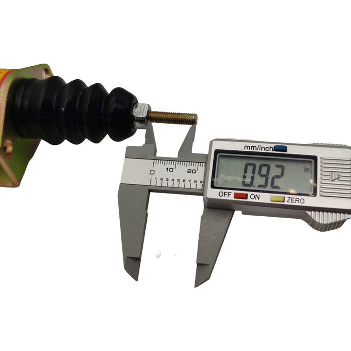 DURAFORCE 12V Fuel Shutdown Solenoid 2 Terminals 1502-12C2U1B2 for Woodward 1500-2010 1502