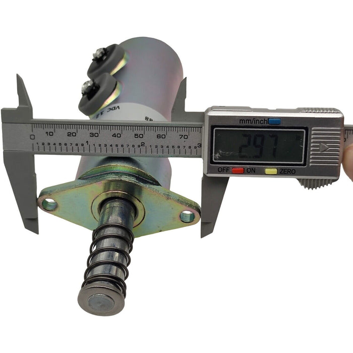 DURAFORCE 12V Engine Fuel Shutoff Solenoid 6N9988 6N-9988 for Caterpillar CAT 3208 3412