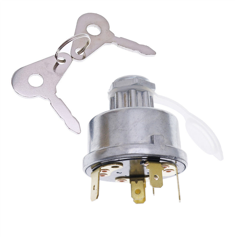 DURAFORCE Ignition Switch with Keys Fits Case IH 238 385 395 3210 454 485 495