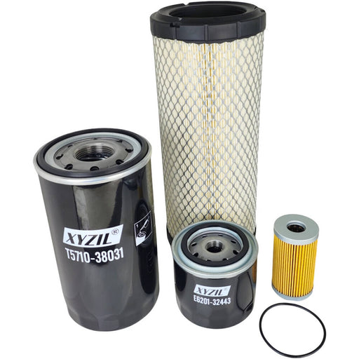 DURAFORCE Air Fuel Oil Hydraulic Filter Set for Kioti Tractor DS4110 DS4110HS