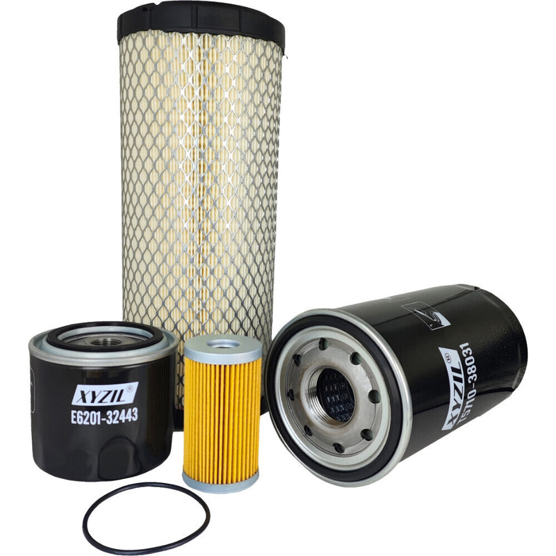 DURAFORCE Air Fuel Oil Hydraulic Filter Set for Kioti Tractor DS4110 DS4110HS
