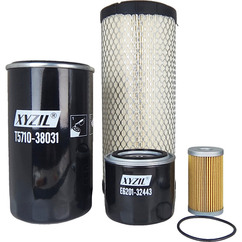 DURAFORCE Air Fuel Oil Hydraulic Filter Set for Kioti Tractor DS4110 DS4110HS