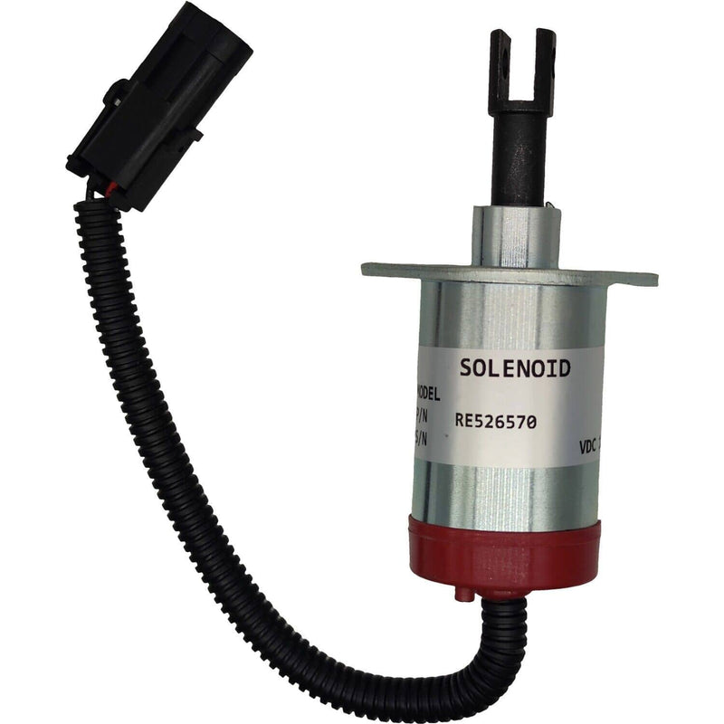 DURAFORCE Stop Solenoid RE526570 for John Deere 315 317 320 325 328 332 CT315 CT322 CT332