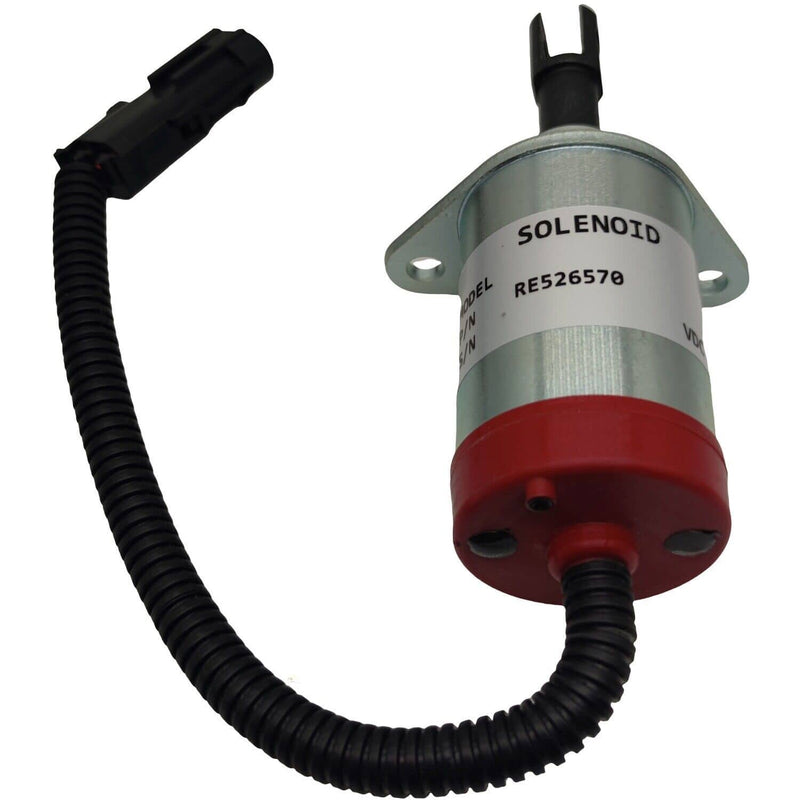 DURAFORCE Stop Solenoid RE526570 for John Deere 315 317 320 325 328 332 CT315 CT322 CT332