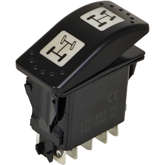 DURAFORCE Rocker Switch 710001737 for Can-Am 2011-17 Commander Maverick Ma 4WD 4X4