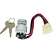 DURAFORCE T4520-75176 Starter Switch Assembly with 2 Key for Kioti CK DK DS RX Tractor