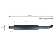 DURAFORCE Muffler Replacement for Kubota Tractor L295 L175 L185 L1501 L2000 15221-12110